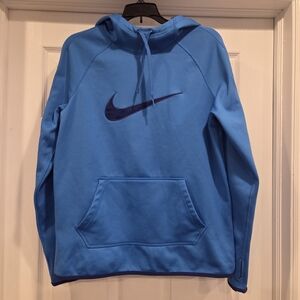 Nike Women's Dri-fit Blue Pullover Hoodie